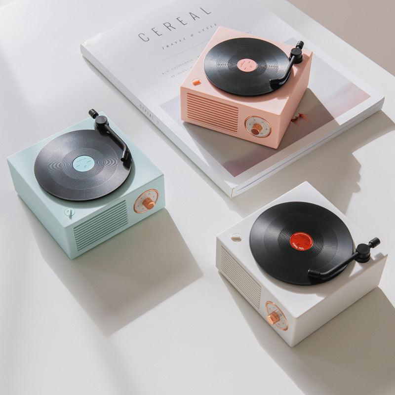 Wireless Mini Portable Audio Multifunction Record Vinyl Speaker